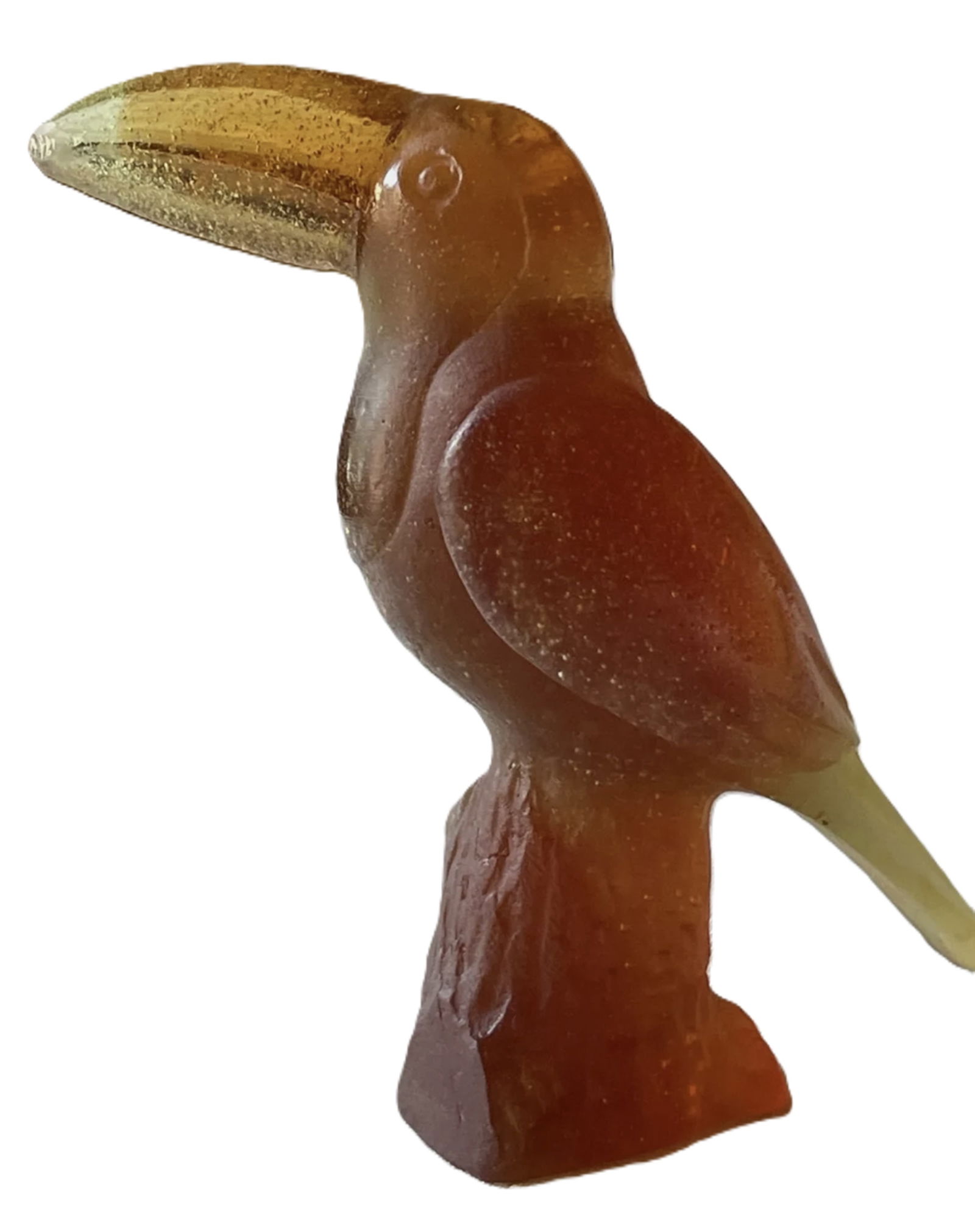 Daum Pate De Verre Signed Toucan Bird Figurine Made In France (1 of 5)