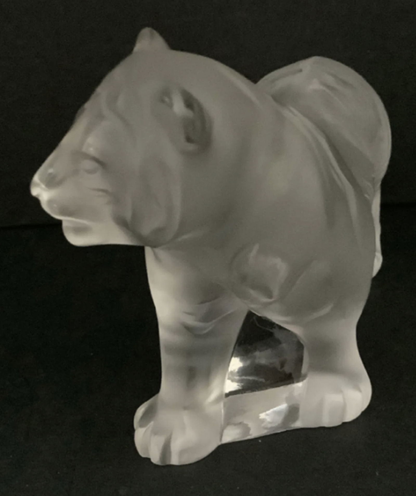 Lalaique Signed Large Tiger Made in France (1 of 7)