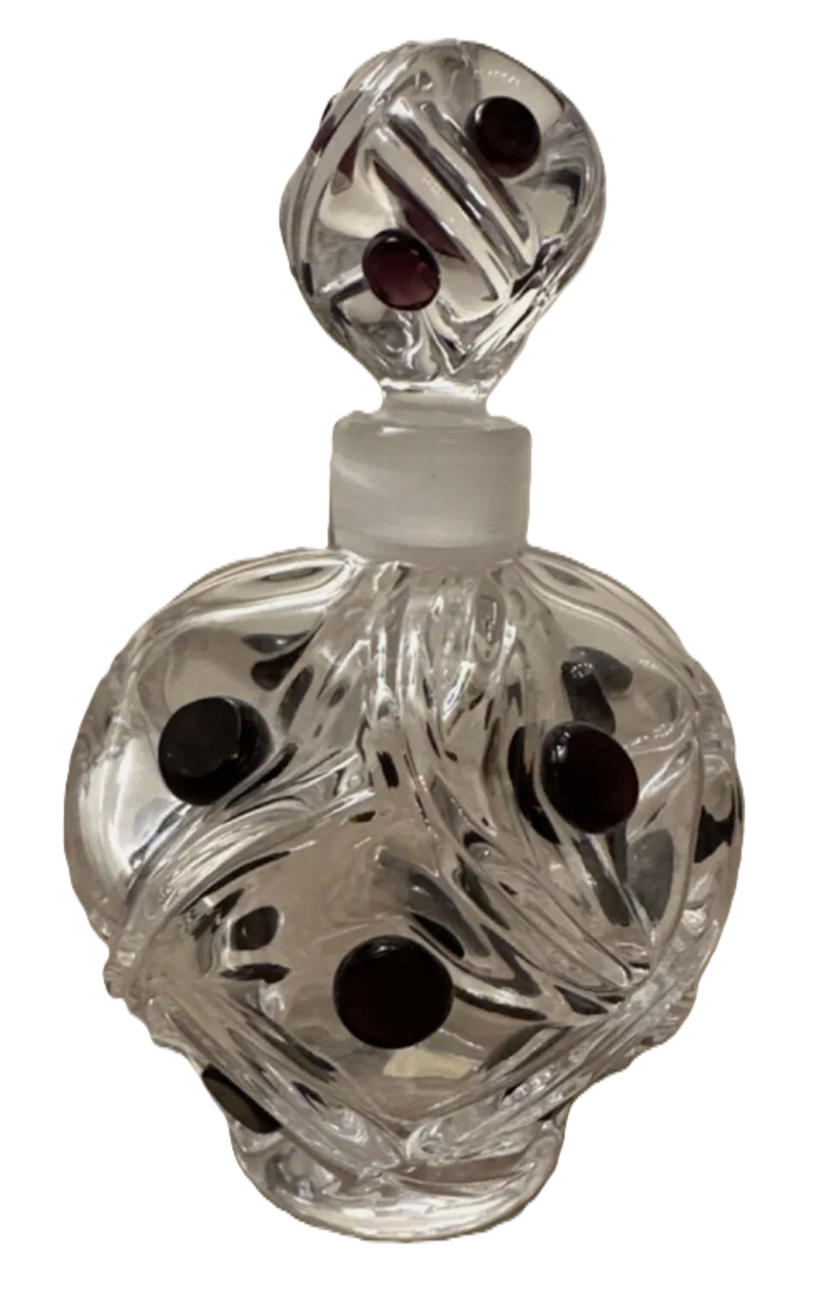 Lalique Large Crystal Perfume Bottle 1956 by Marc Lalique (1 of 5)