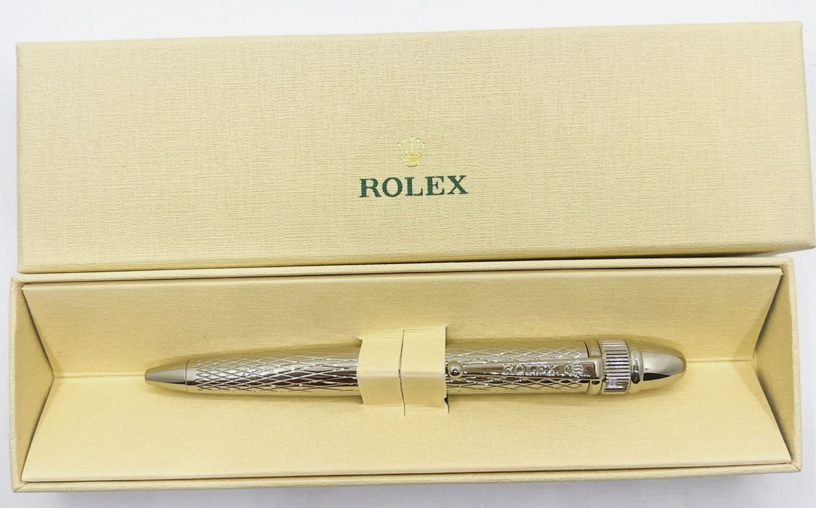 Rolex Ballpoint Pen diamond Pattern Gift Set With Box (1 of 6)
