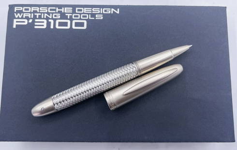 Porsche Design Rollerball Pen Cap With Box: Porsche Design Rollerball Pen Cap With Box