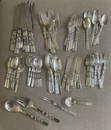 Georg Jensen Scroll Sterling Silver Flatware Set 76 Pieces No Monogram