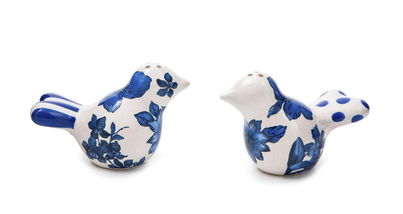 Mackenzie Child English Garden Salt & Pepper Shakers With original Box (1 of 3)