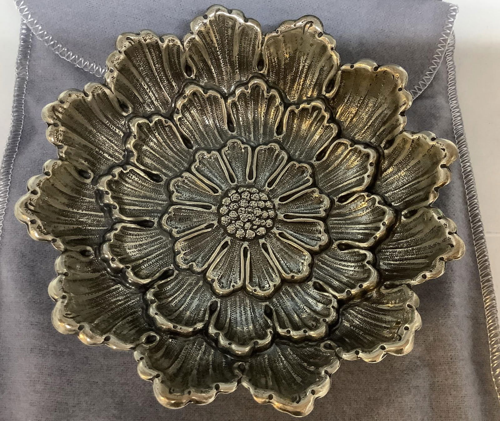 Buccellati Sterling Silver Large Bowl With Orig Box Made in Italy (1 of 6)