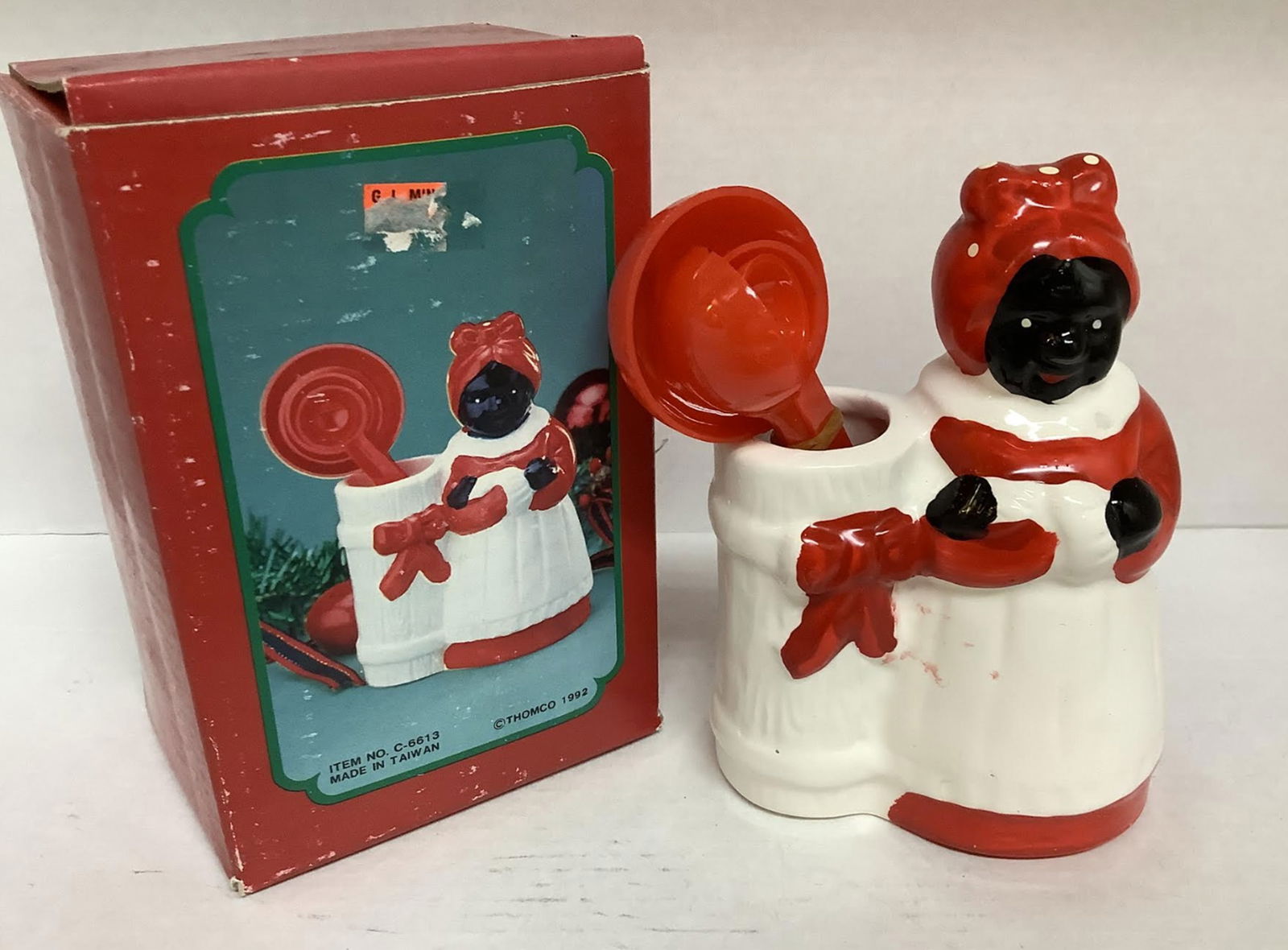 Black American Aunt Jamima Measuring Spoon Holder (1 of 6)