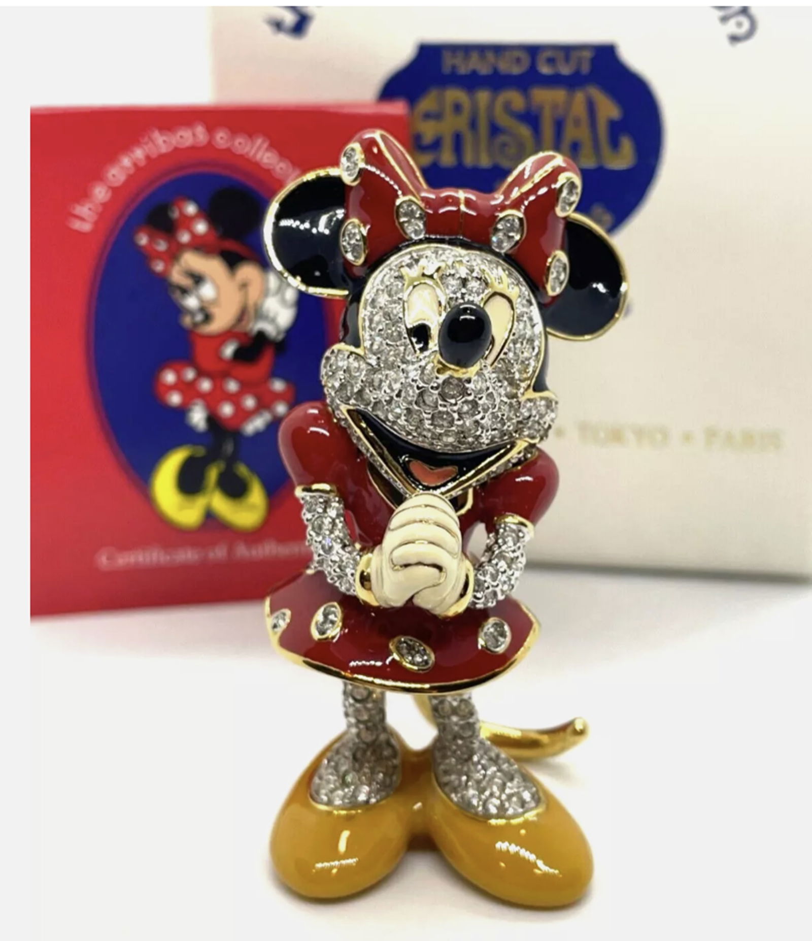 Swarovski Signed Arribas Minnie Mouse Limited Edition With Original Box (1 of 6)