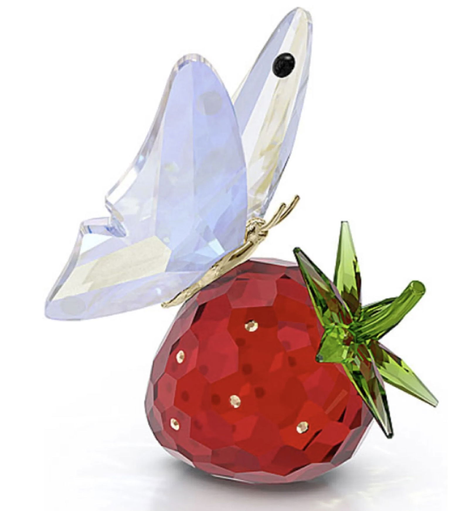 Swarovski Signed CRYSTAL IDYLLIA STRAWBERRY WITH BOX (1 of 4)