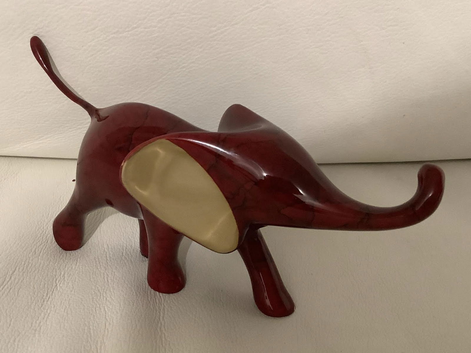 Loet Vanderveen Signed 641/1250 Red Bronze Elephant (1 of 6)