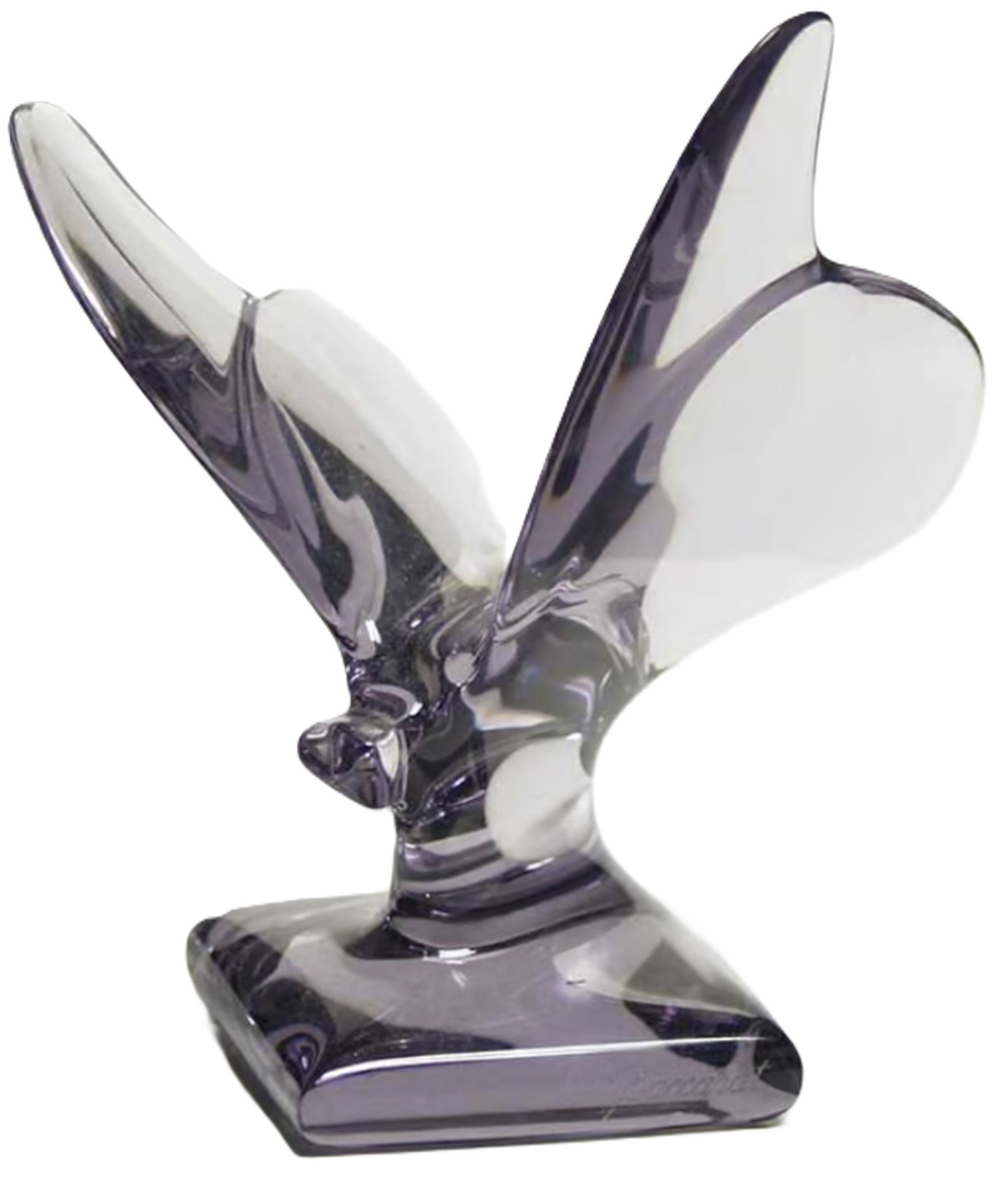 Baccarat Signed Crystal Butterfly Pedestal (1 of 5)