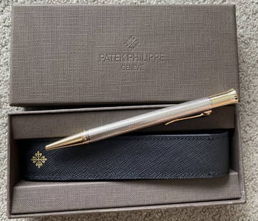 Patek Philippe Geneve Ballpen Ball Point Pen With Orig Box: Patek Philippe Geneve Ballpen Ball Point Pen With Orig Box