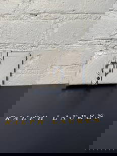 Ralph Lauren Collection Card Case White Lizard: Ralph Lauren Collection Card Case White LizardLightly used, minor damage inside shown in photosHolds multiple cards, separate cash storage, zipped coin storage. Silver hardware Measures approx