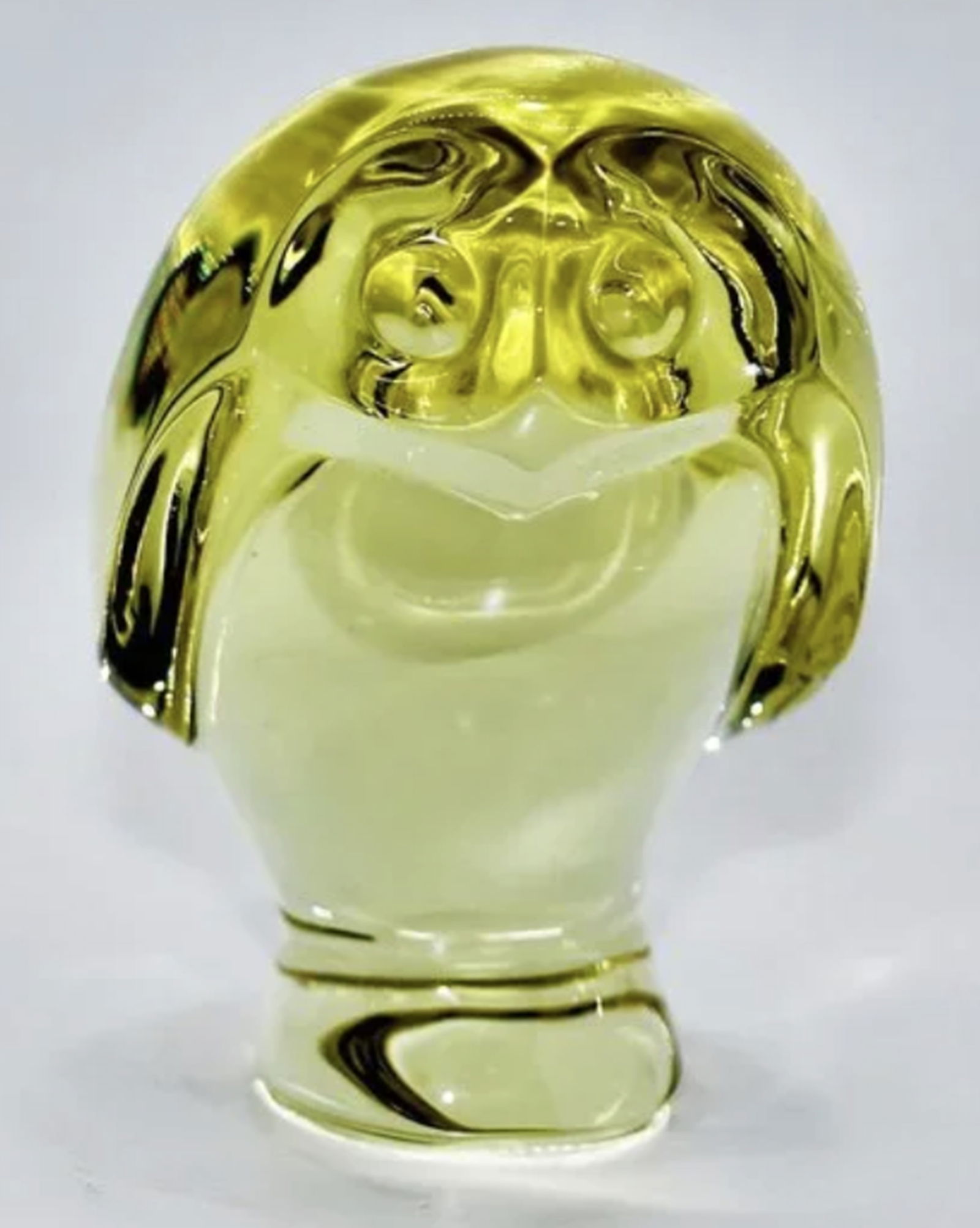 Baccarat Signed Crystal Owl Figurine Statuette. Made in France. (1 of 4)