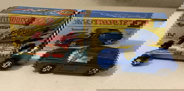 Matchbox Superfast vehicles with orig box: Matchbox Superfast vehicles with orig box
