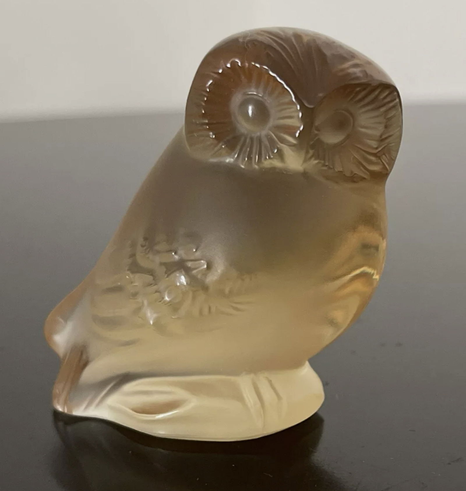 Lalique Signed Owl Figurine Made in France (1 of 4)