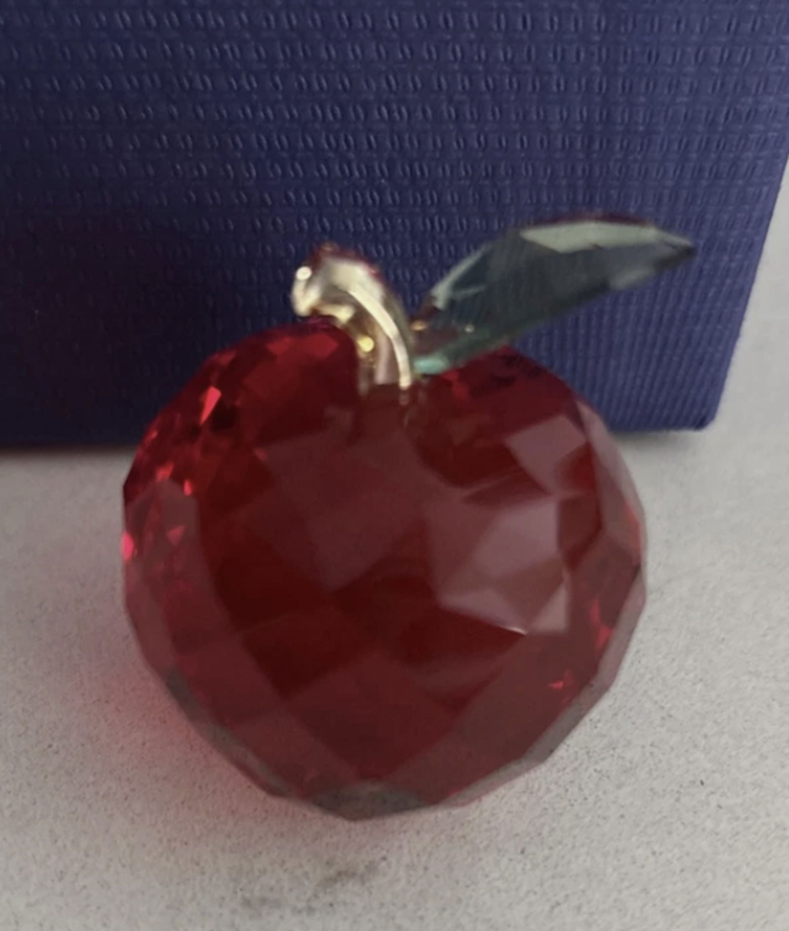 Swarovski Signed Crystal  Red Apple 5491974 Mint in original box (1 of 3)