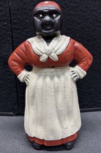 Black Americana Cast Iron Aunt Jemima Statuette Figurine 11 inches Tall: Black Americana Cast Iron Aunt Jemima Statuette Figurine 11 inches Tall