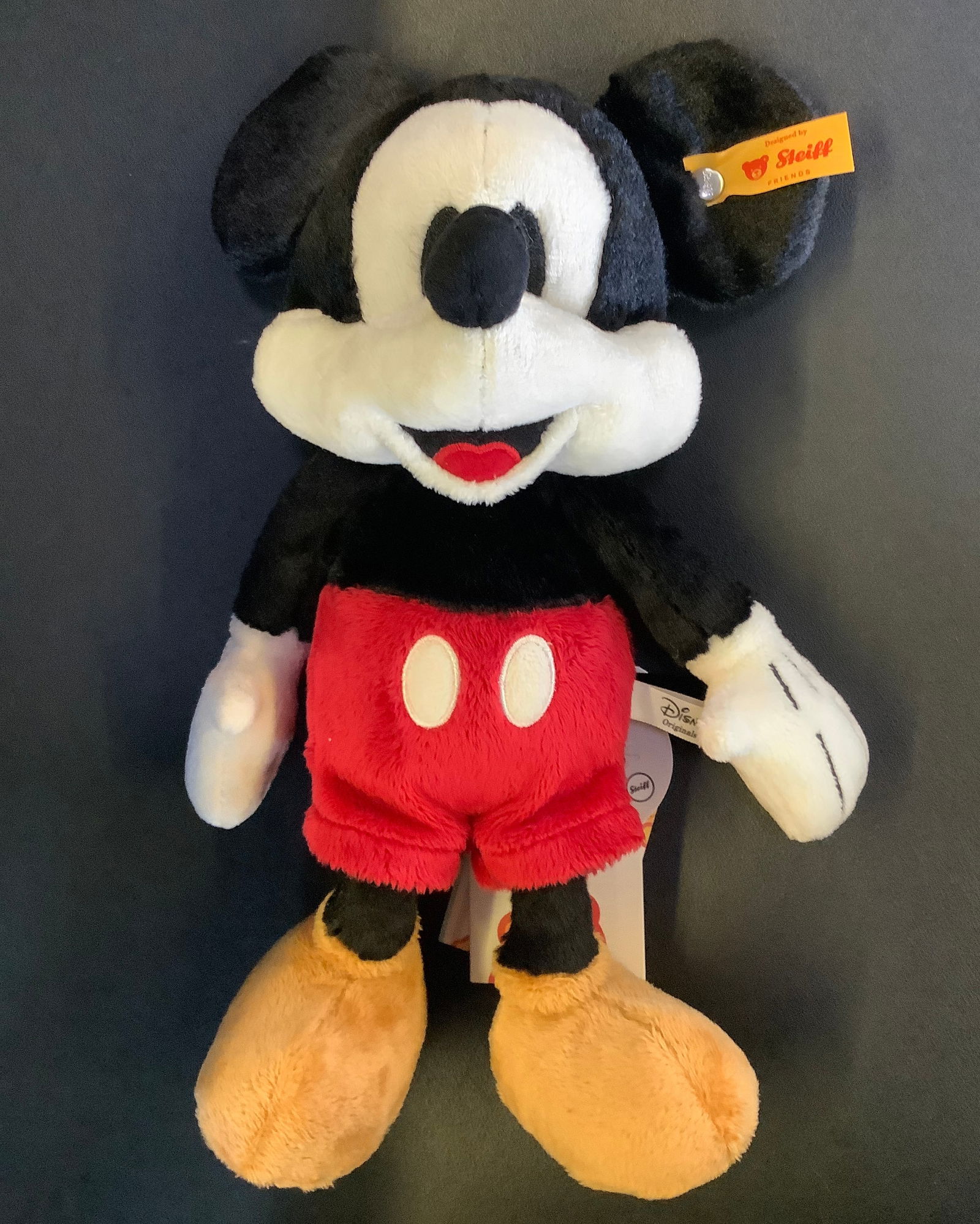 Steiff Stuffed Mickey Mouse Disney Figurine (1 of 7)