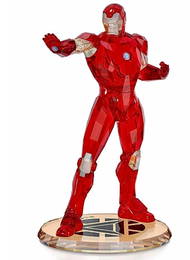 Swarovski Signed Crystal Marvel DC Comics IRON MAN Figurine With Box