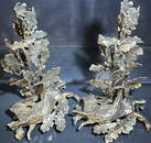 Mario Buccellati Sterling Silver Pair of Candlesticks Made in Italy