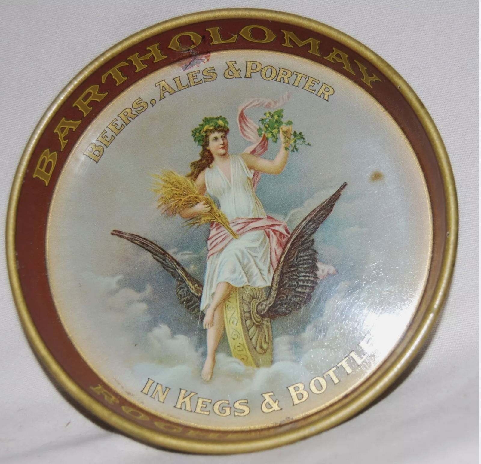 TIN LITHOGRAPH PRE-PRO BARTHOLOMAY ROCHESTER  TIP TRAY (1 of 4)