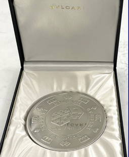 Bulgari Bvlgari Sterling Silver Las Vegas Casino Chip Coin New in Box: Bulgari Bvlgari Sterling Silver Las Vegas Casino Chip Coin New in Box. Bulgari or Bvlgari rare sterling silver casino chip coin depicting roulette, and other games, made in England in the late 20th ce