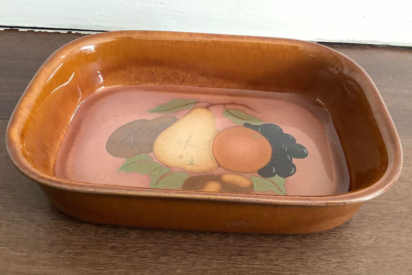 Denby Hand Crafted Made In England Baker Stoneware: Denby Made InEngland Baker Stoneware Measures approx 7.5 inches long5.25 inches deep1 3/4 inches high