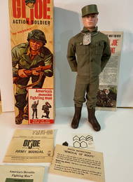 GI Joe Blonde Action Figrue Soldier In Orig  Box By HASBRO 1964