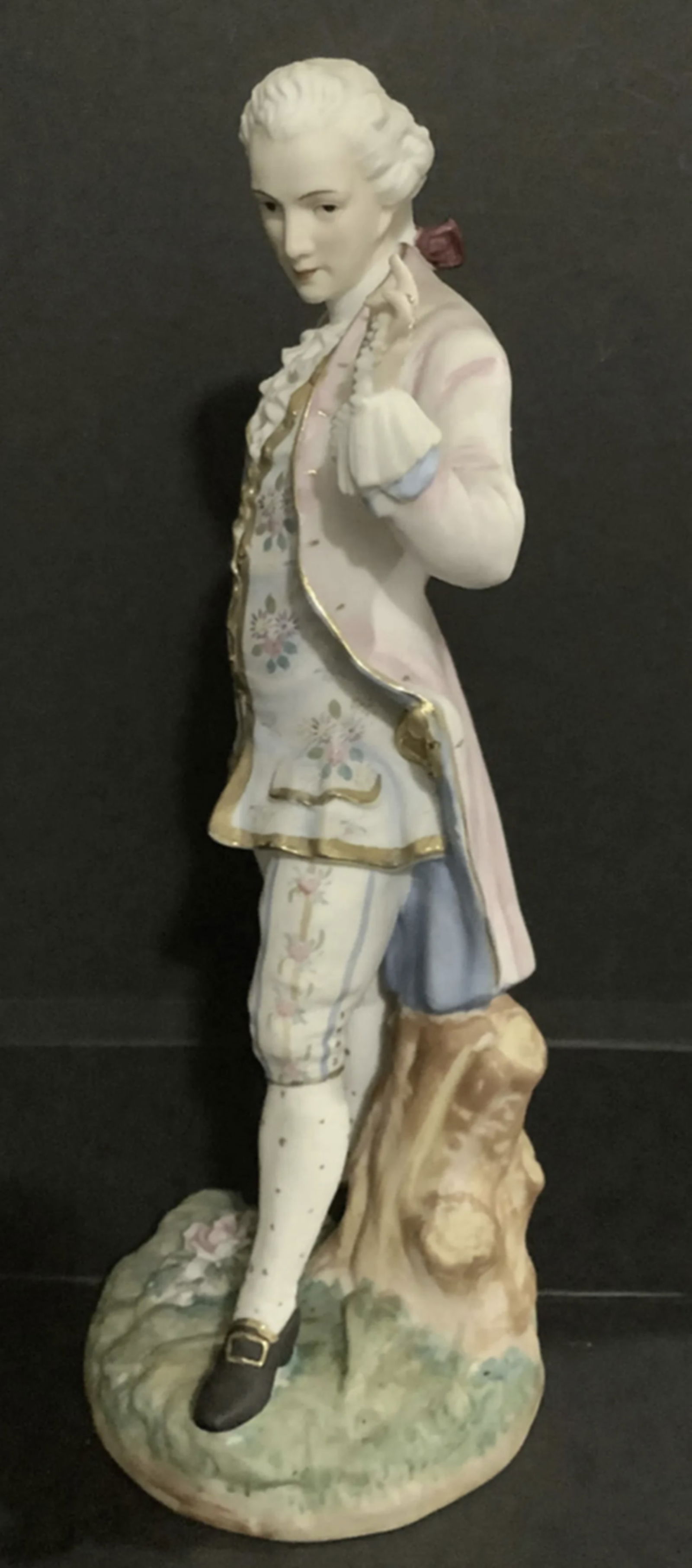 French Pair Old Paris Porcelain  Antique Figurine Statue 19th Century (1 of 5)