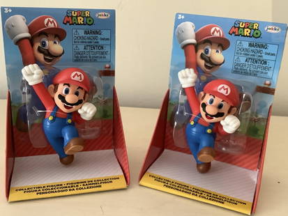 Super Mario Action Figurine Pair: Super Mario Action Figurine Pair