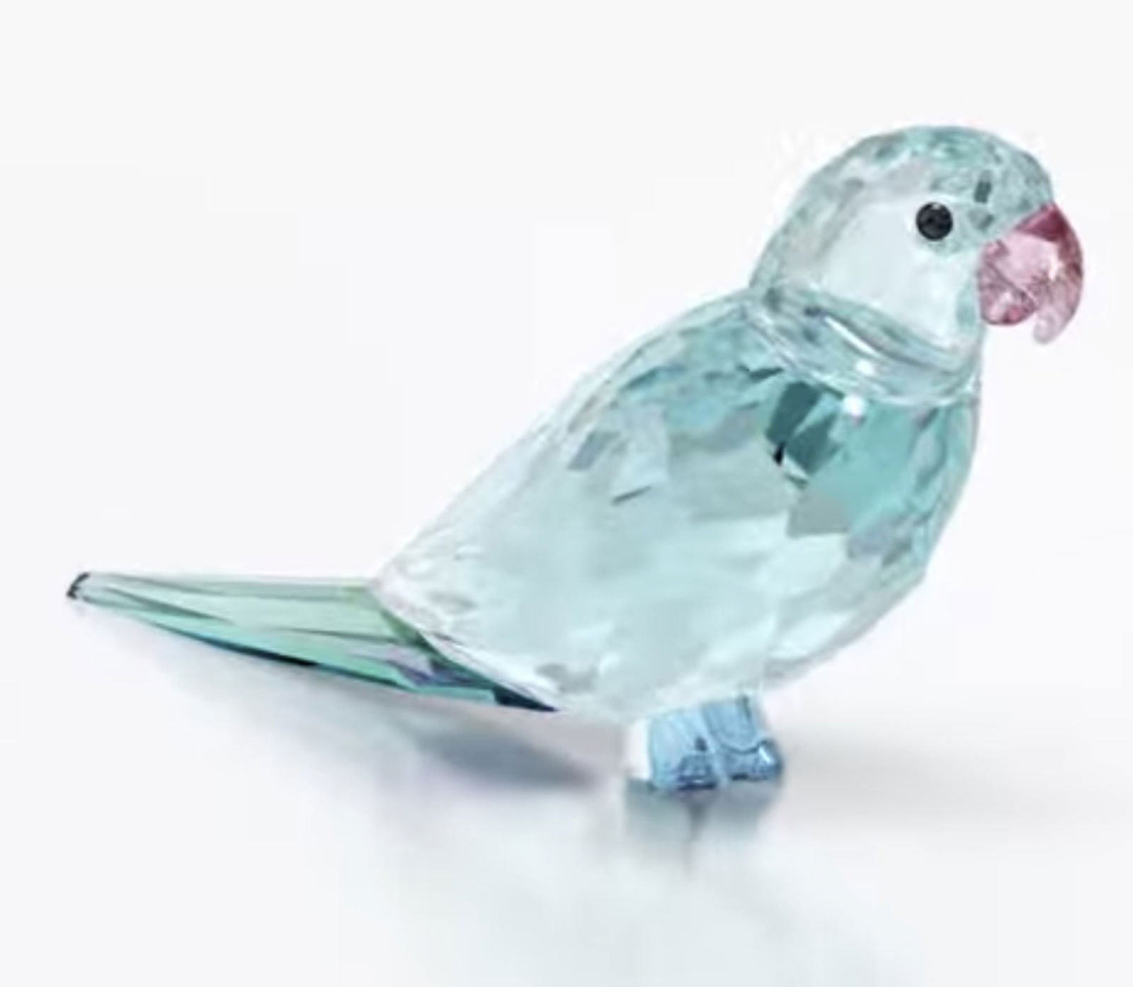 Swarovski Signed Crystal Jungle Beats Blue Parakeet  Figurine With Box (1 of 6)
