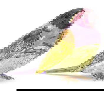 Swarovski Idyllia Gouldian Large Finch With Orig Box Memeber Edition Designer: Martin Zendron: Swarovski Idyllia Gouldian Large Finch Member Edition Designer: Martin Zendron this colorful Gouldian Finch is sure to ignite the imagination. Known locally as winged jewels, these native Australian b