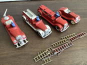 Tootsietoy Fire Department Set #411 Four vehicles Original box