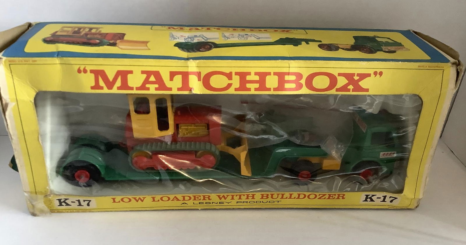 Matchbox Lesney K-17 Loader With Bulldozer Vehicle in its Orig Box (1 of 6)