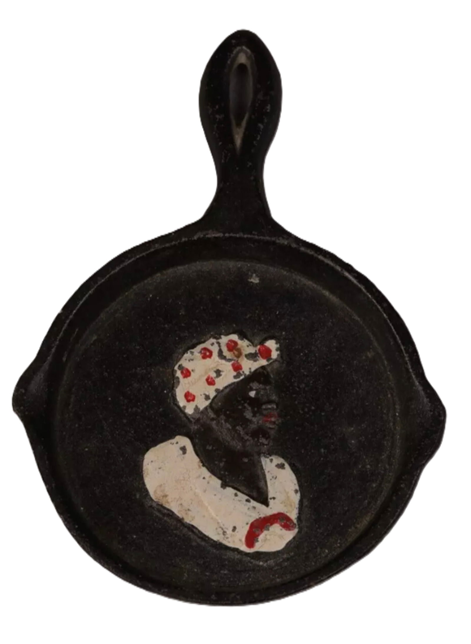 Black Americana Aunt Jemima Cast Iron Egg Skillet (1 of 4)