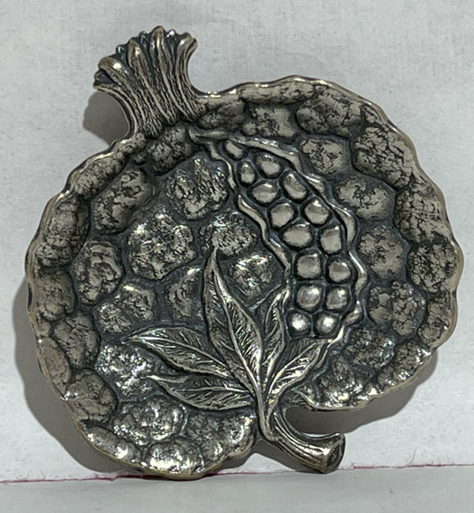 BUCCELLATI STERLING SILVER POMEGRANATE DISH MADE IN ITALY (1 of 5)
