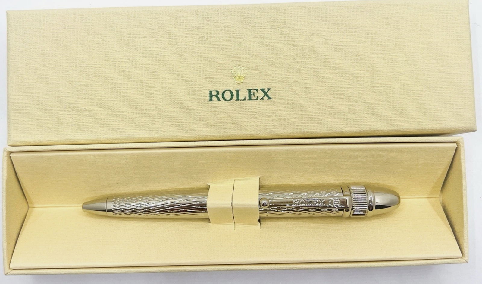 Rolex Ballpoint Pen diamond Pattern Gift Set With Box (1 of 6)