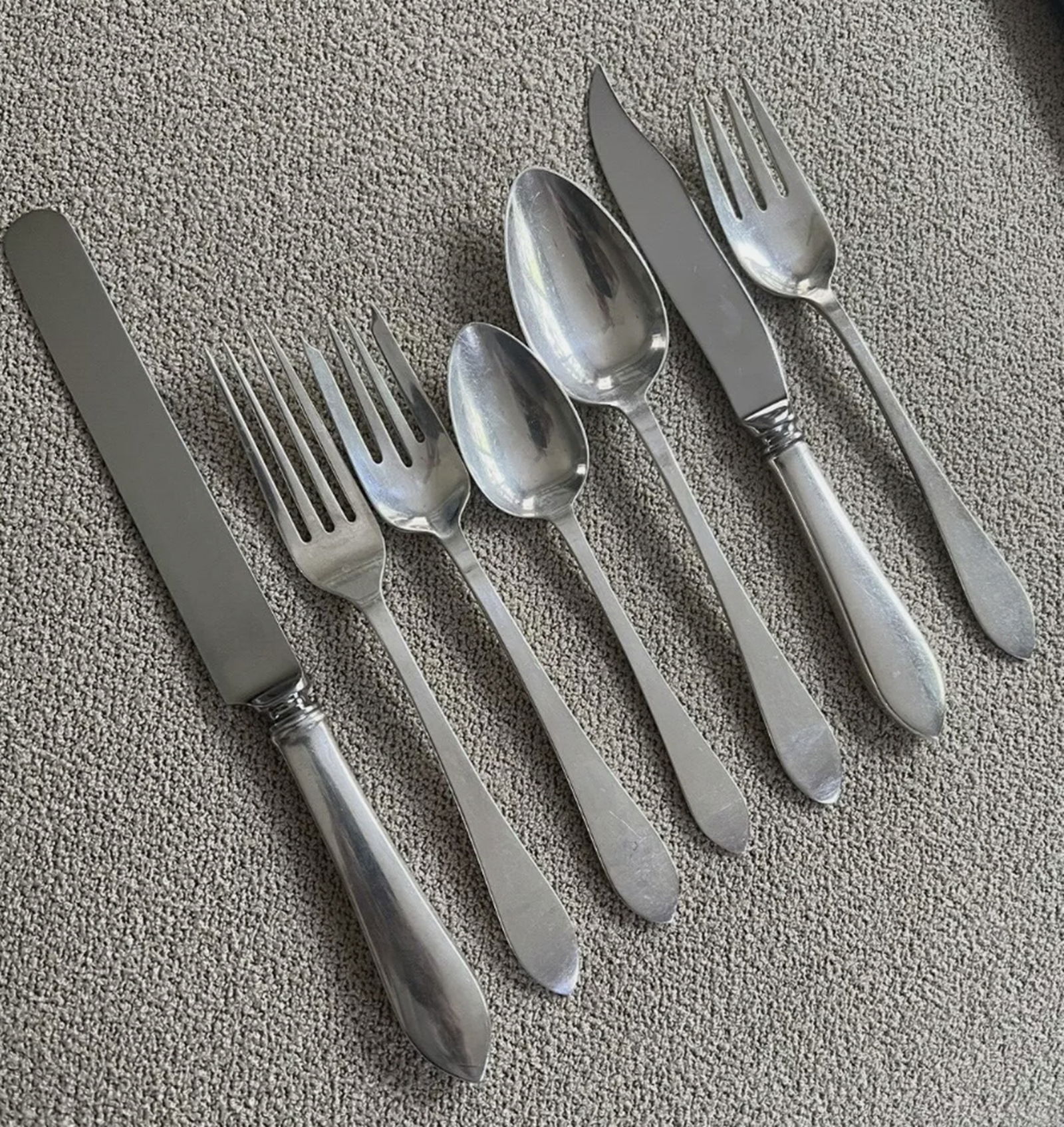 Tiffany & Co Faneuil Sterling Silver Flatware Service For 12 No Monogram 88 Pc (1 of 7)