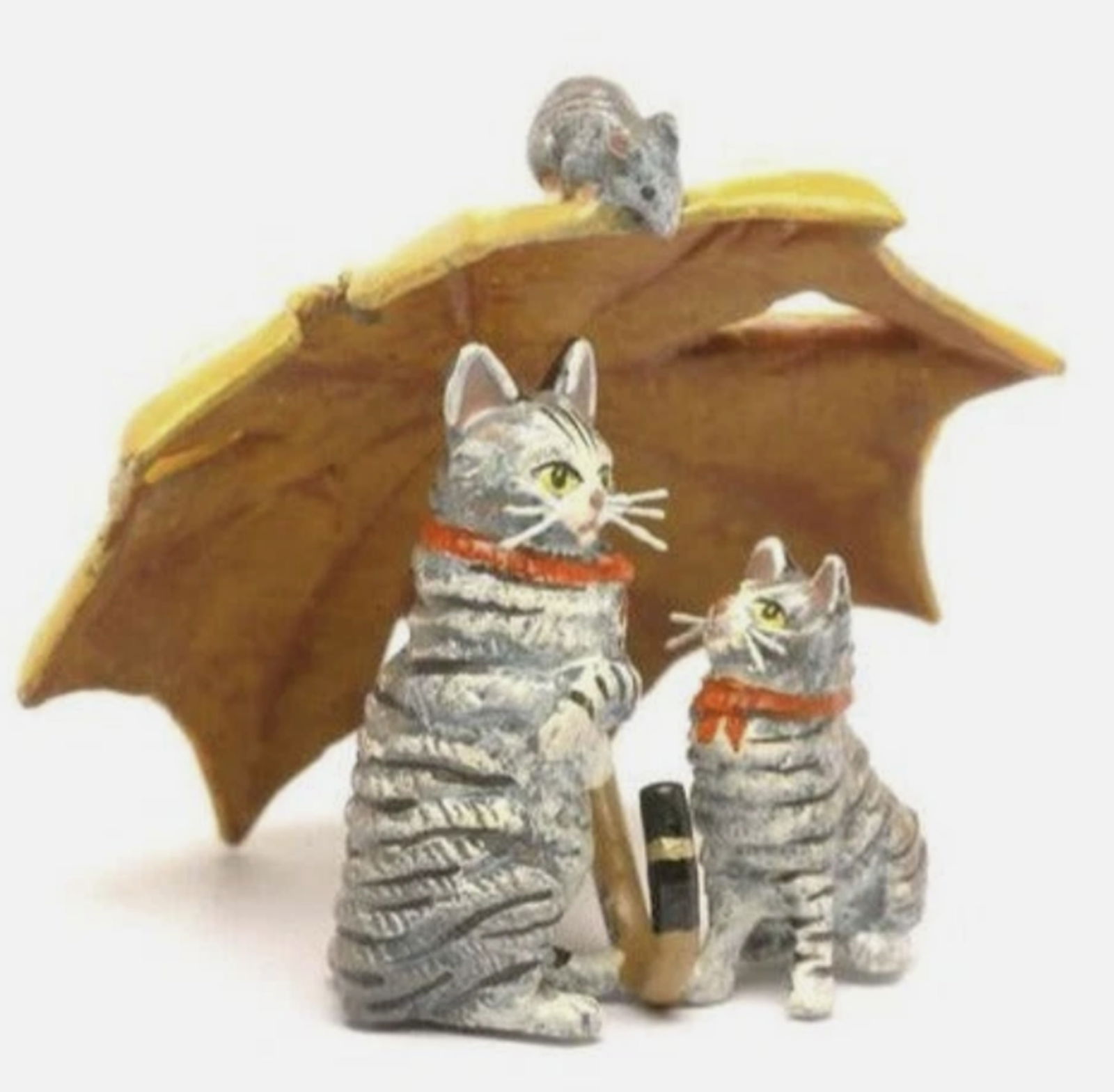 Fritz Bermann Austrian Vienna Bronze CATUnder Umbrella (1 of 1)