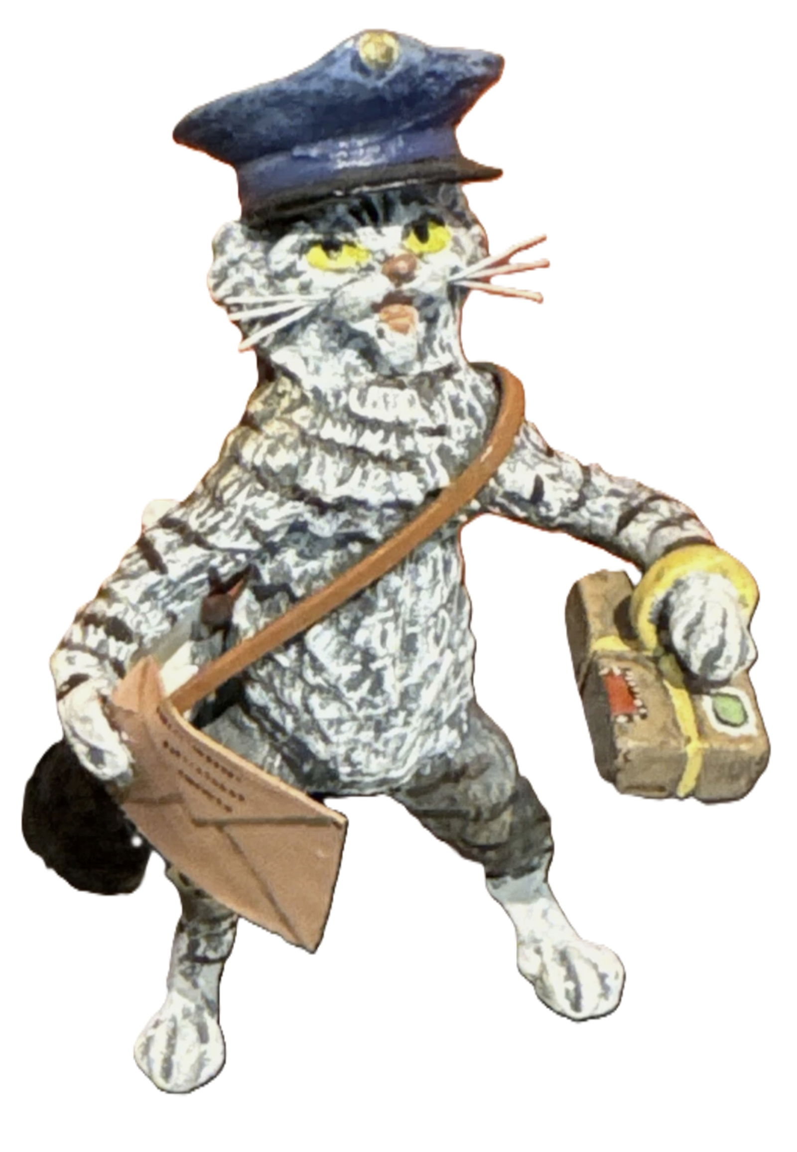 Fritz Bermann Austrian Vienna Bronze CAT Cat Package & Mail Delivery (1 of 5)