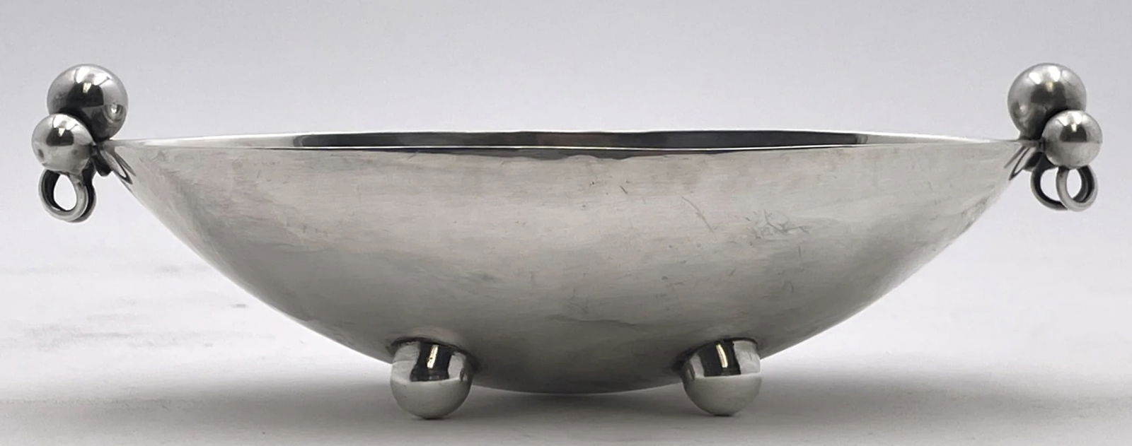 Sciarrotta Sterling Silver Olive/ Nut Dish in Mid-Century Modern Style (1 of 6)