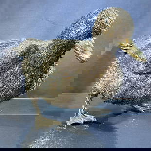 MARIO BUCCELLATI STERLING SILVER DUCK FIGURINE STATUETTE 1960: MARIO BUCCELLATI STERLING SILVER DUCK FIGURINE STATUETTE 1960 Brand : MARIO BUCCELLATI- Era : 1960- Weight : 510 grams- Material : STERLING SILVER 925- Long : 27 CM- High : 13 cm- Description : Animal