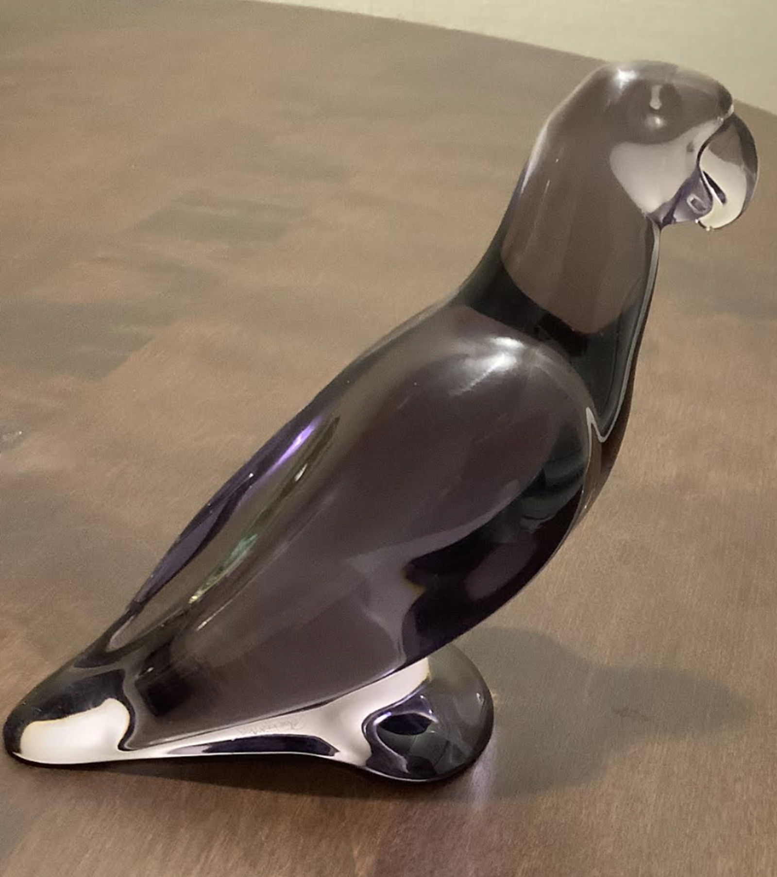 Baccarat Signed Crystal Parrot Made in France (1 of 5)