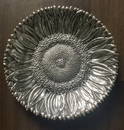 Buccellati Sterling Silver Sunflower Extra Large Centerpiece Dish Bowl Made In Italy