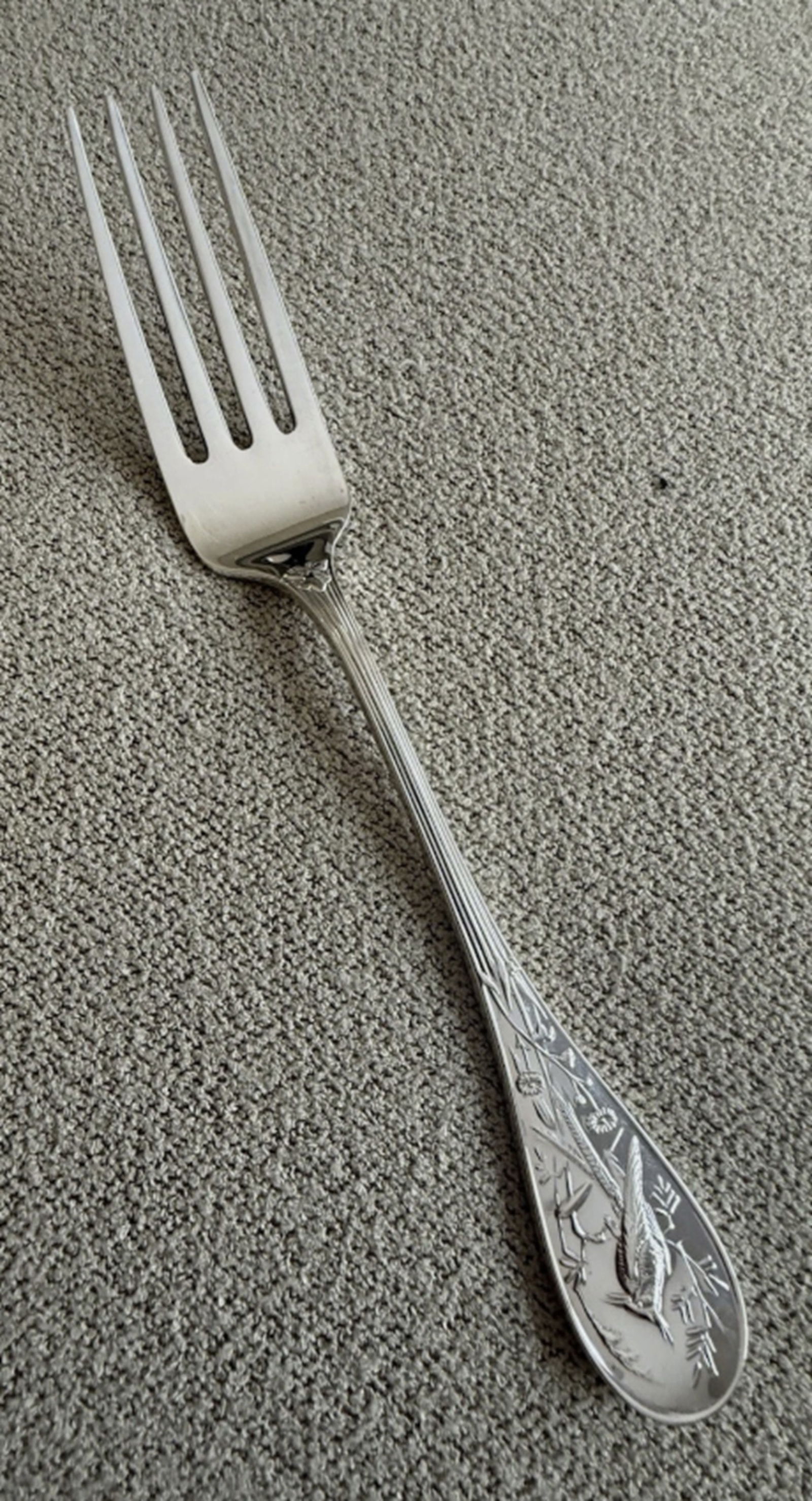 Tiffany & Co Sterling Silver Audubon Serving Fork (1 of 5)
