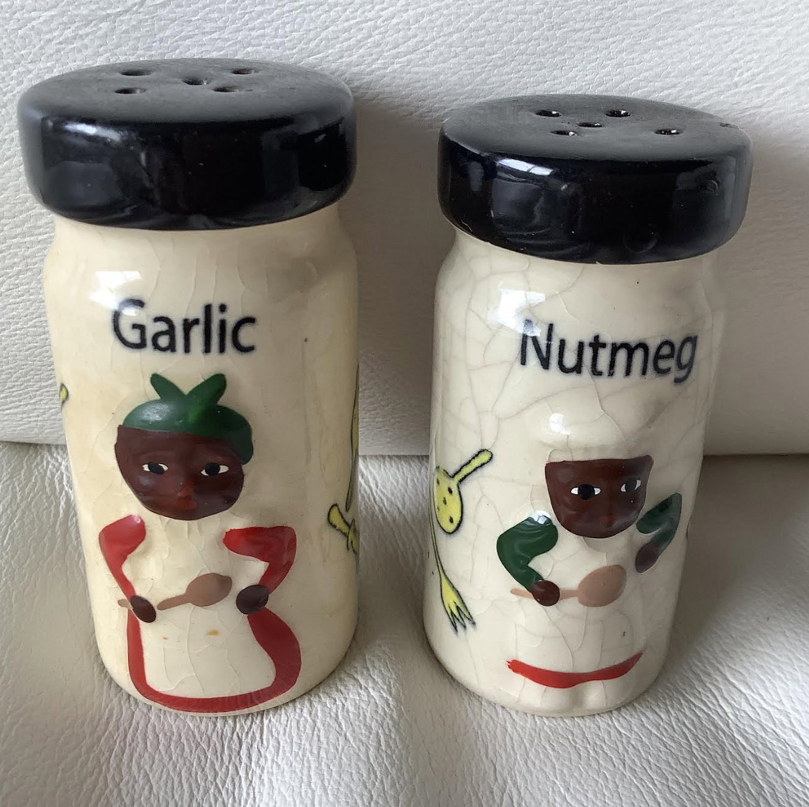 Black Americana Spice Shaker Set: Black Americana Spice Shaker Set