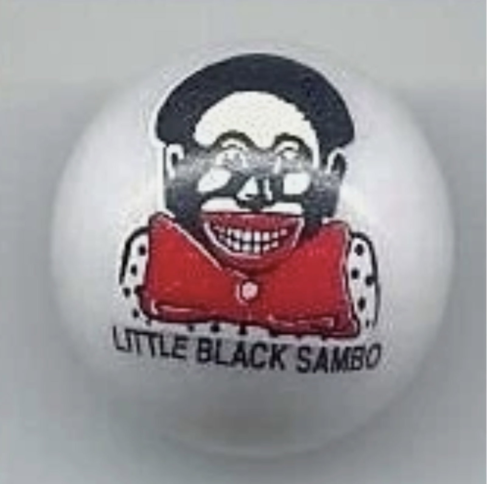 Black Americana Era Little Black Sambo Marble: Black Americana Era Little Black Sambo Marble