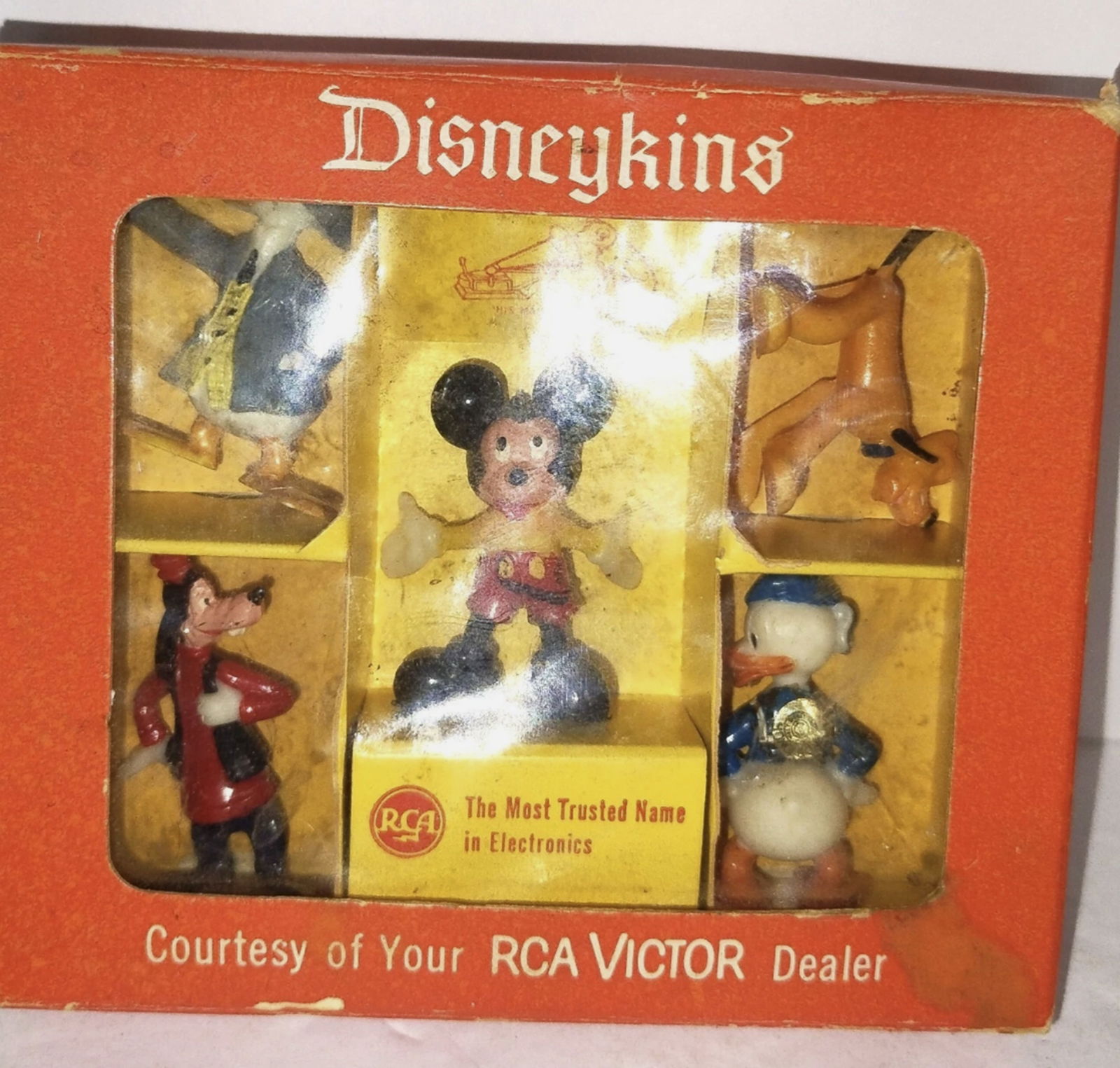 Disney Disneykins Set of  5 in Orig Box 1960 (1 of 4)