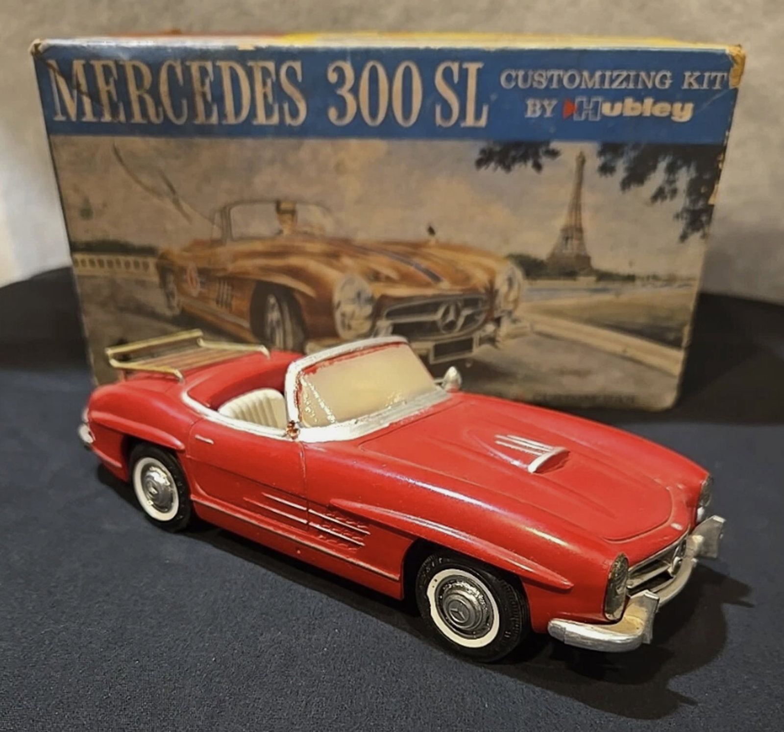 Hubley Mercedes-Benz 300SL Model Car With Box: Hubley Mercedes-Benz 300SL Model Car With Box