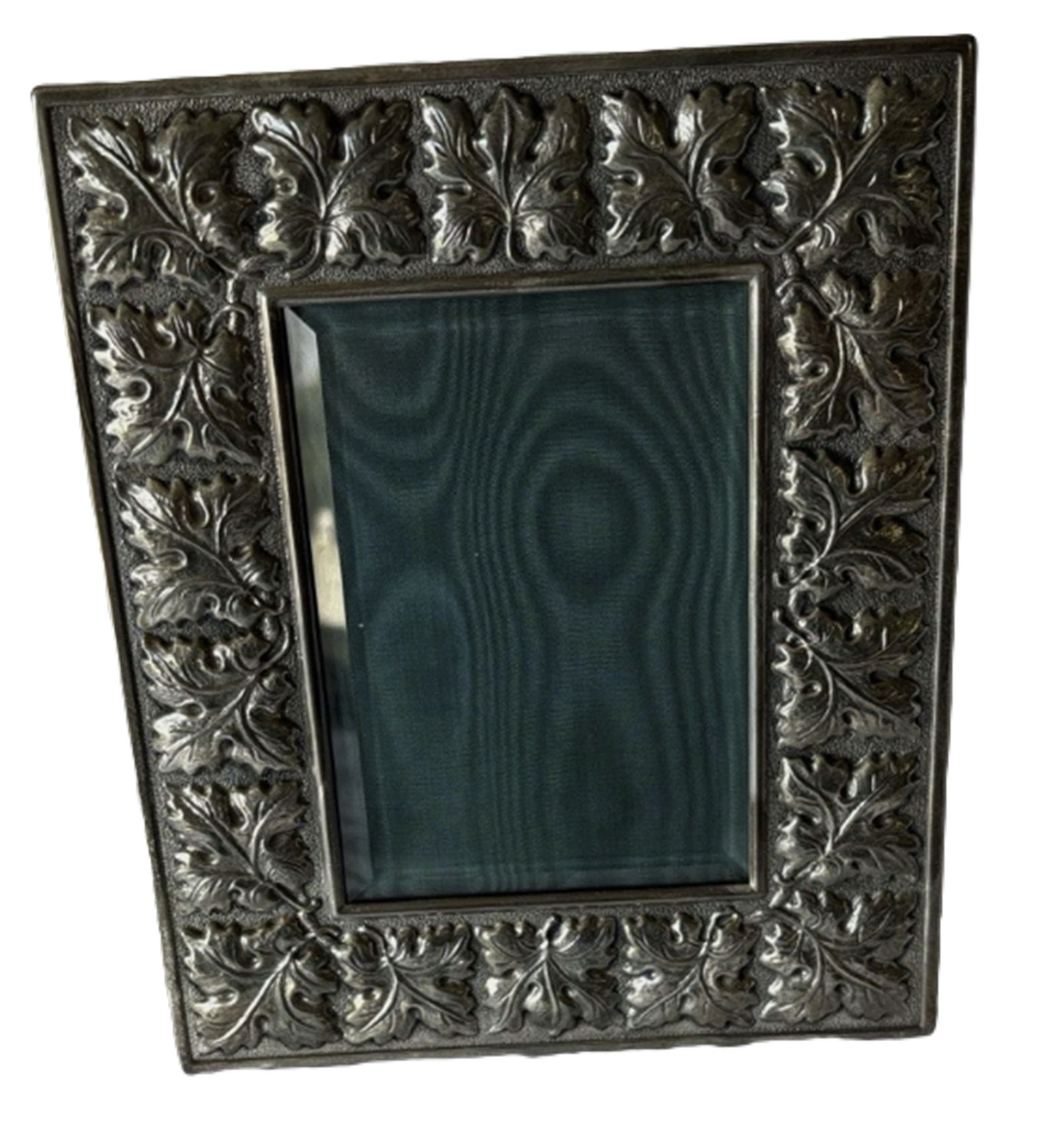 Buccellati Sterling Silver Leaf Design  Picture Frame With Orig Box and Pouch (1 of 7)