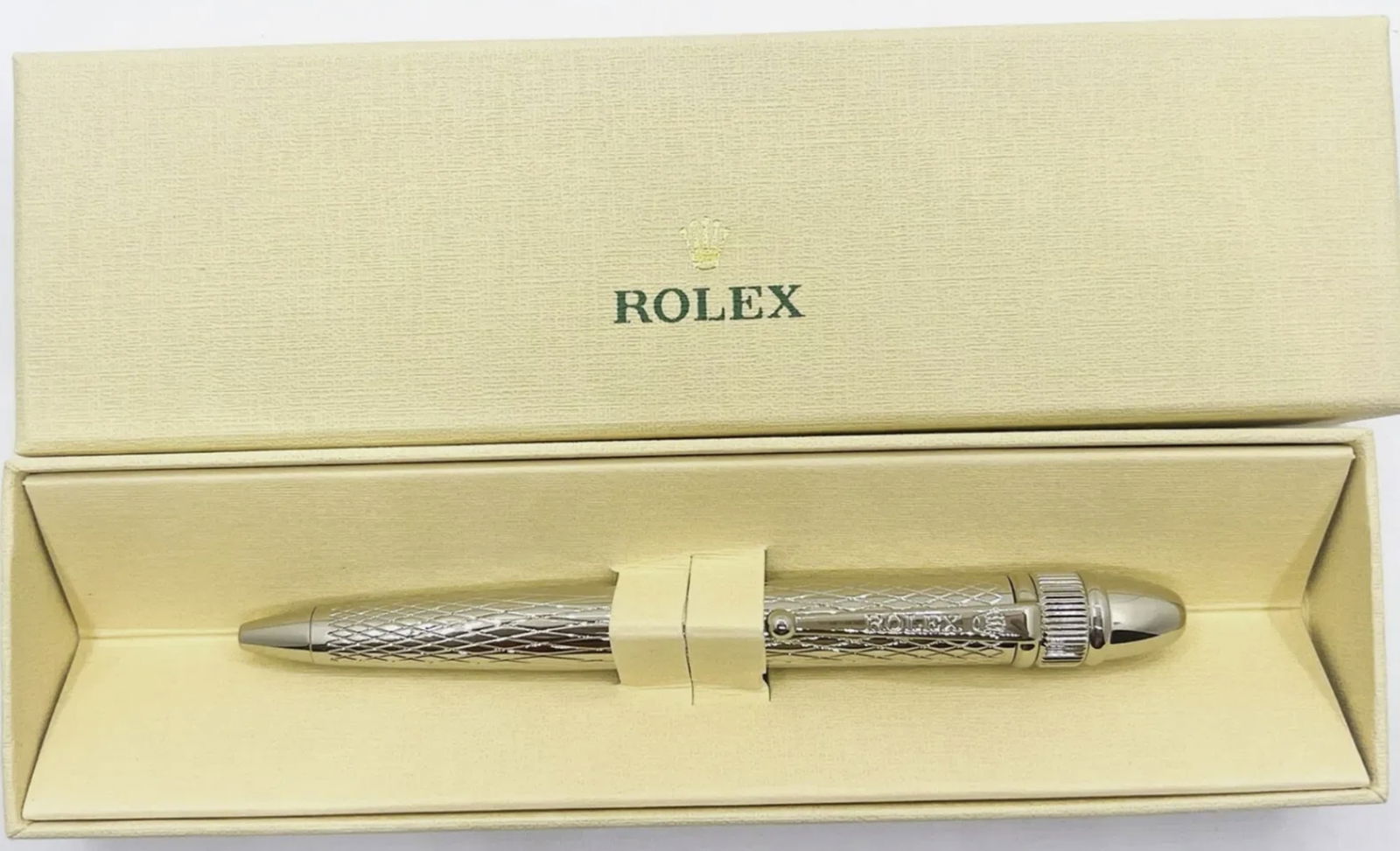 Rolex Ballpoint Pen diamond Pattern Gift Set With Box (1 of 5)